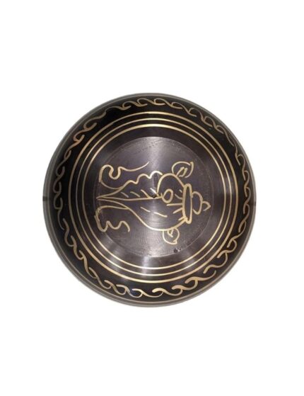 Image of a 7 Inch black singing bowl