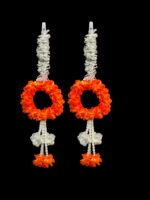 Image of a wall decoration - Diwali decoration hangings - Orange color