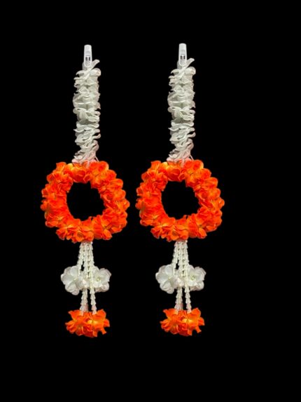 Image of a wall decoration - Diwali decoration hangings - Orange color