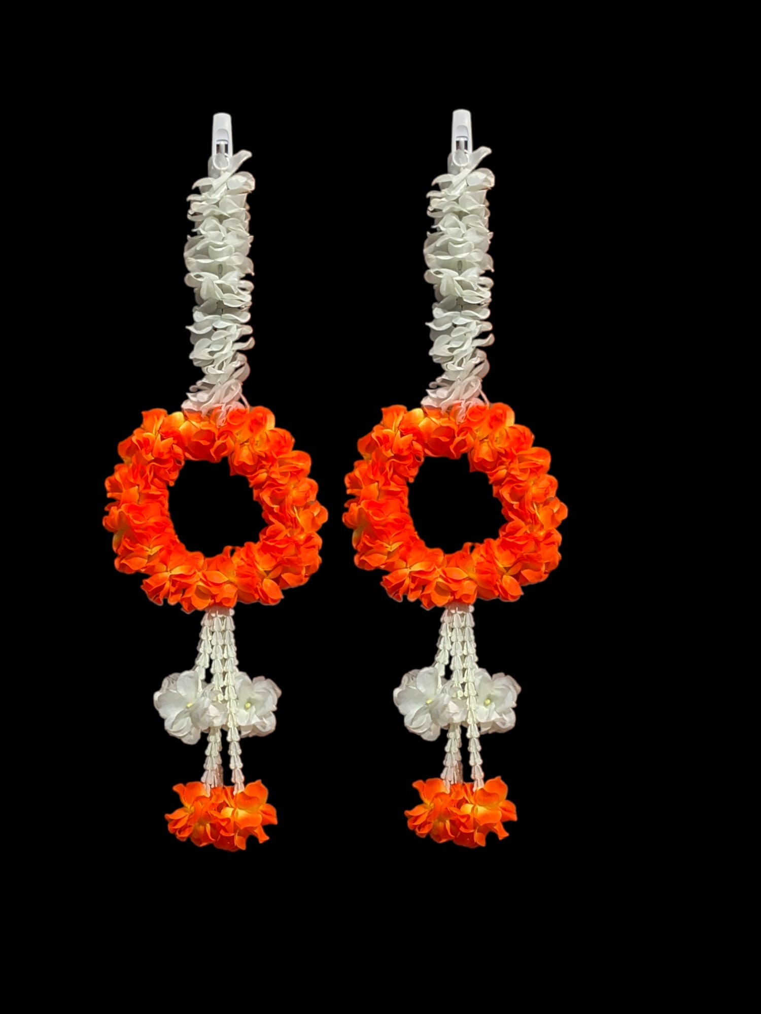 Image of a wall decoration - Diwali decoration hangings - Orange color