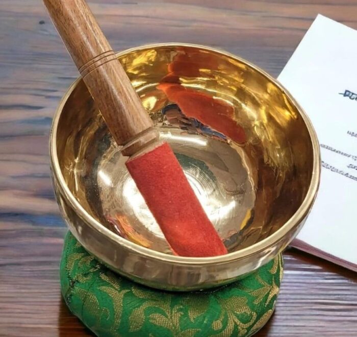 Image of a Hand beaten Tibetan Singing Bowl