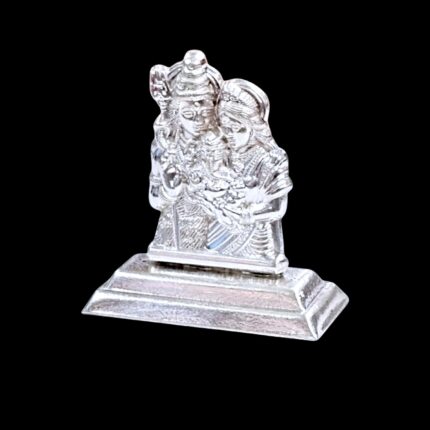 Pure Silver Shiv Parivar Idol - 925 Stamped