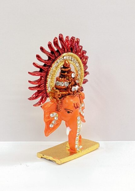 side view - Ganesha Car dashboard statue