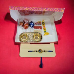 Evil eye Chocolate Rakhi hamper in Canada and the USA.