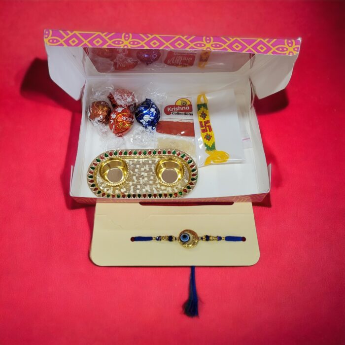 Evil eye Chocolate Rakhi hamper in Canada and the USA.