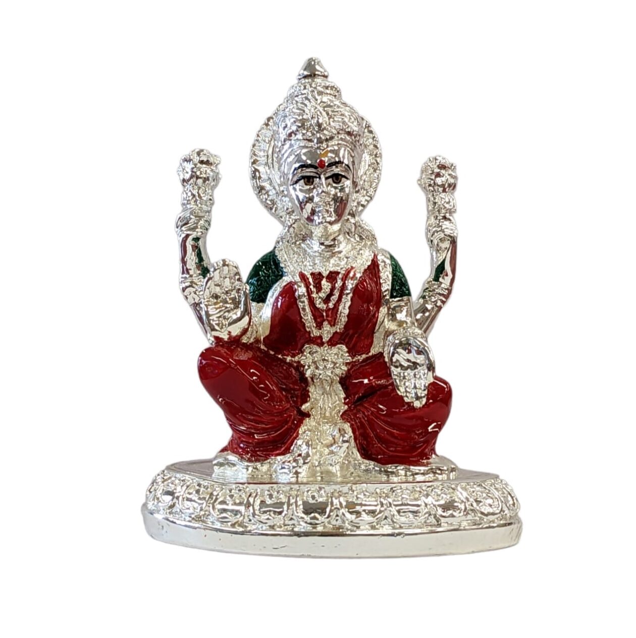 Pure silver plated Lakshmi Idol | Great Diwali gift idea