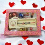 Tree of life - Evil eye rakhi chocolate combo