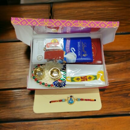 Krishna meena rakhi chocolate hamper in Canada and the US