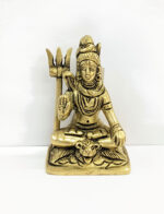 Brass shiva idol for home and car dashboard