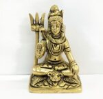 Brass shiva idol for home and car dashboard