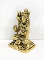 side view Brass shiva idol for home and car dashboard