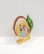 side view Image of Radha Krishna Car Dashboard Idol