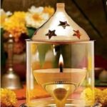 Akhand Jyot with Glass covering