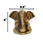 Dimensions of a Brass Car Dashboard Idol of Ganesha