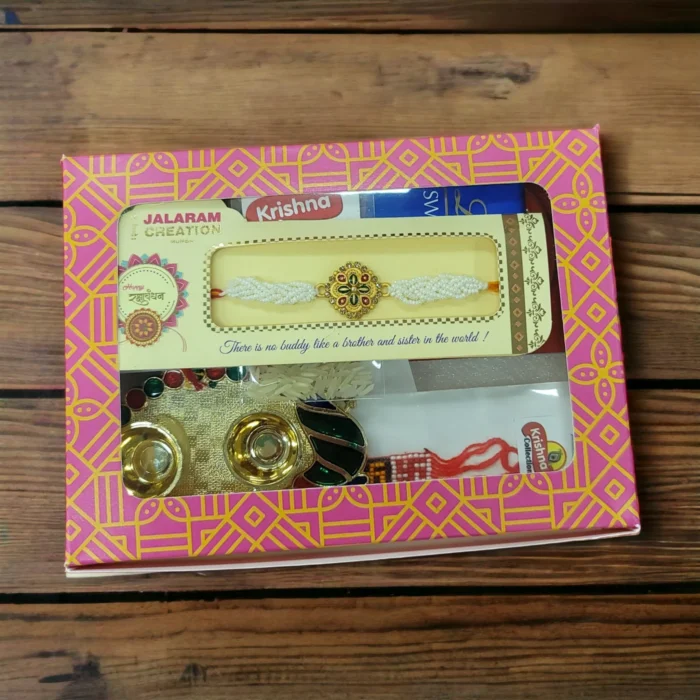 Rakhi hamper - Rakhi with Lindt choco bar - Rakhi in Canada and the US