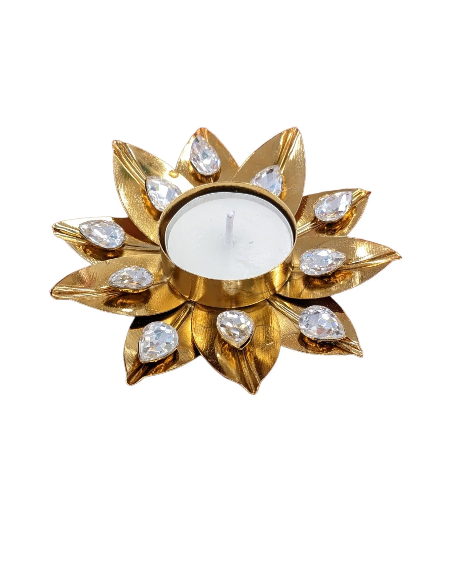 Decorative fancy diya - tealight holder for Diwali in Canada and the US