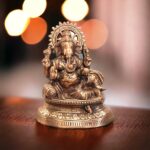 image of metal idol of Ganesha