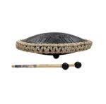 side view Large sized Tongue drum for sound healing and meditation available in US and Canada with free shipping