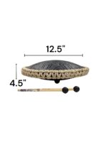 dimensions of Large sized Tongue drum for sound healing and meditation available in US and Canada with free shipping