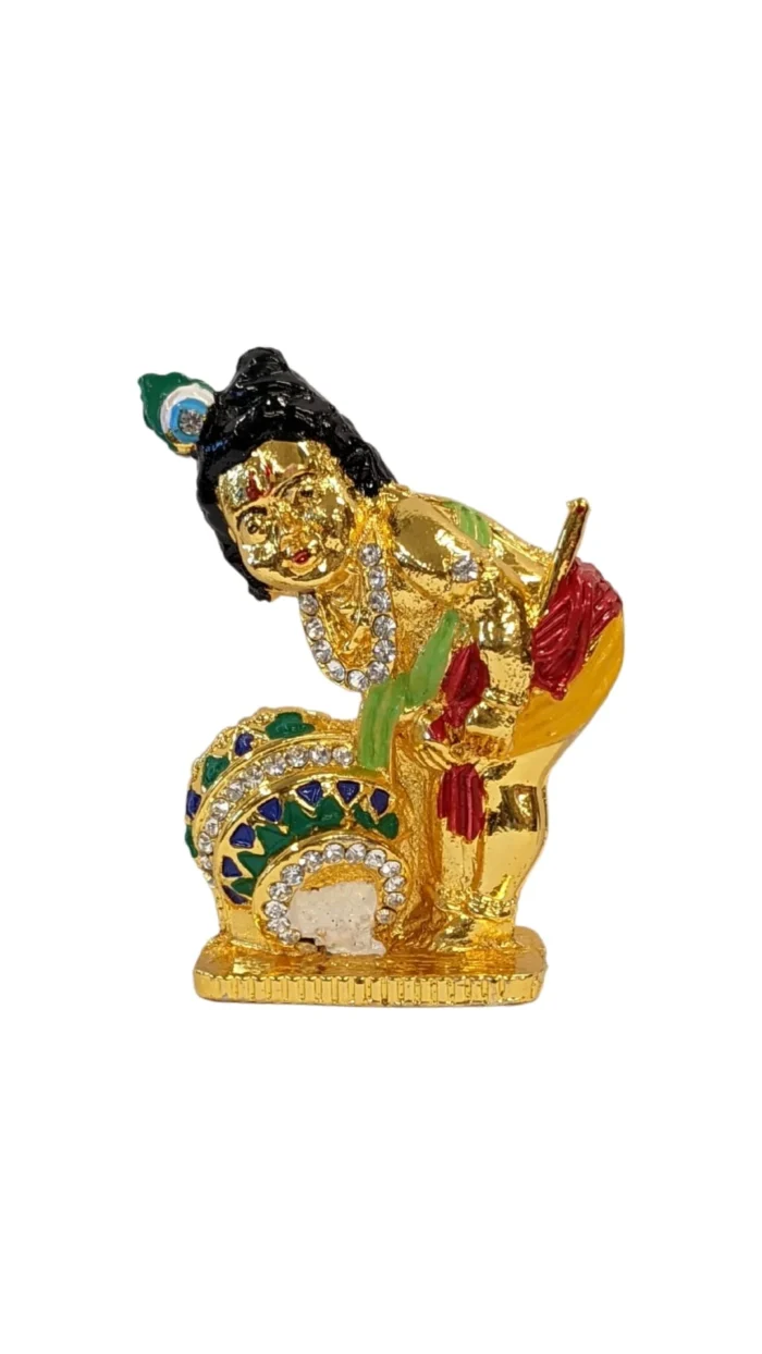 Kanha Makhan Chor car dashboard idol