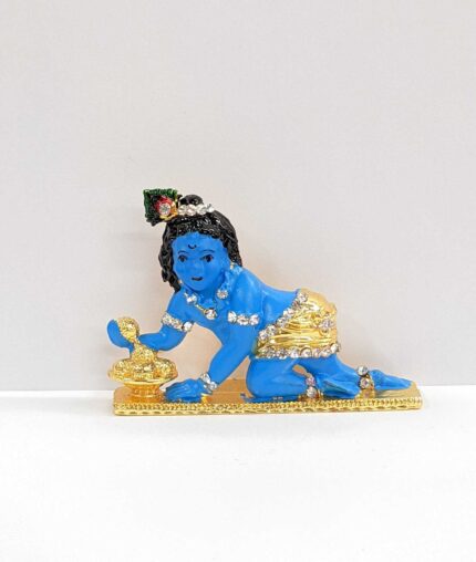 laddu gopal- krishna car dashboard idol