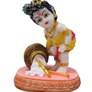 makhan chor krishna Idol - small statue of baby krishna