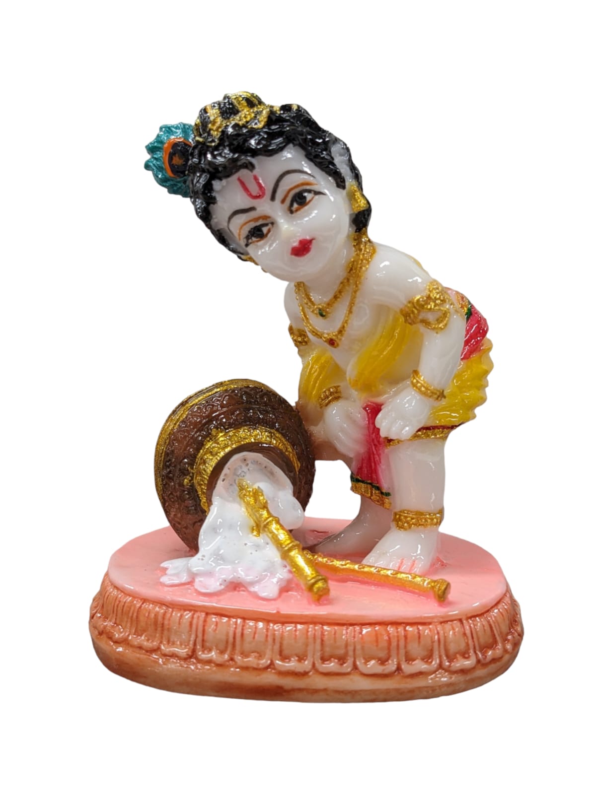 makhan chor krishna Idol - small statue of baby krishna