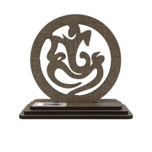 Premium MDF Ganesha Car Dashboard Idol