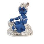 Pure silver plated Idol of Makhan Chor Baby Krishna Idol