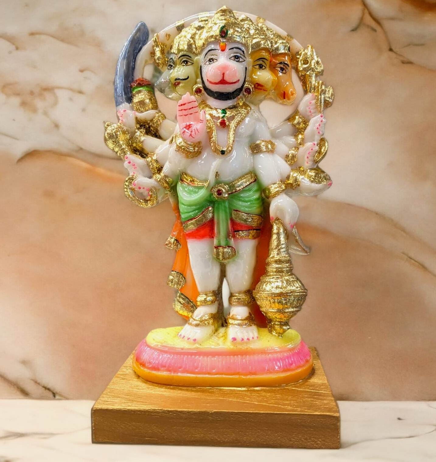 panch5 Panchmukhi God Hanuman-9 inch - Image 1