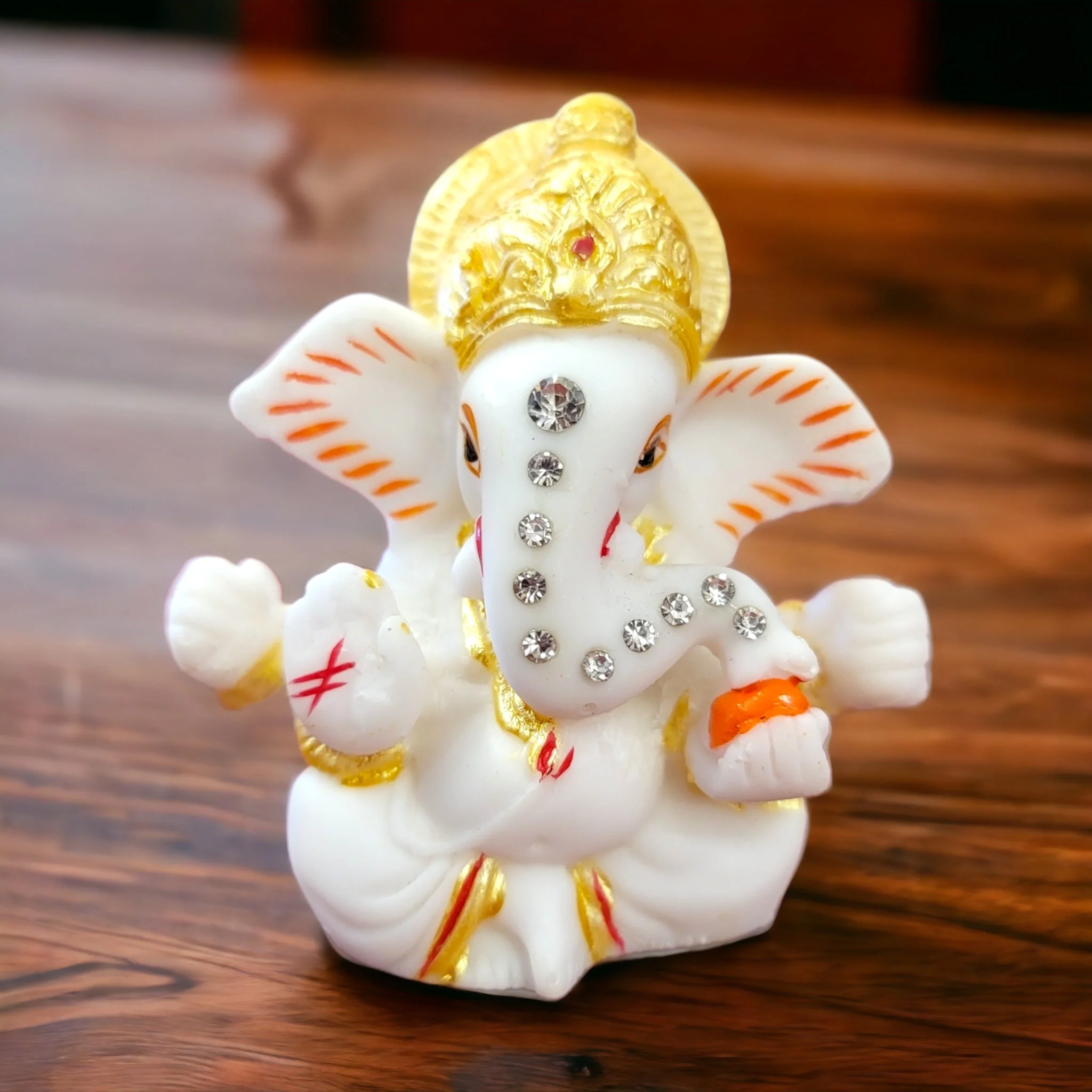 image of premium Ganesha car dashboard idol