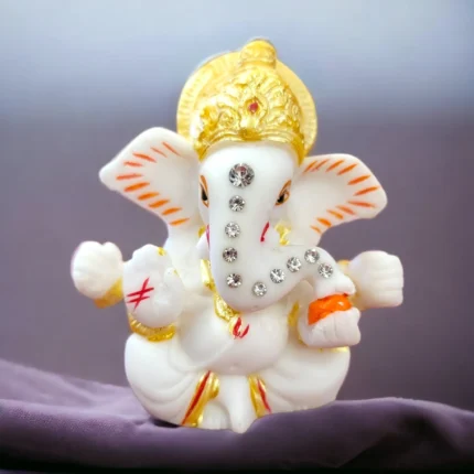 image of premium Ganesha car dashboard statue