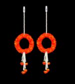 Image of Diwali decor Wall hanging for your home - orange color flowers in Canada and the US