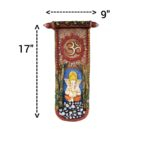 17-Inch Tall Ganesha Wall Décor in Modern Living Room