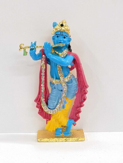 image of krishna playing flute car dashboard idol in canada and the US