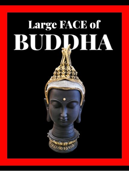 Image of a Large size face of Buddha on Lotus