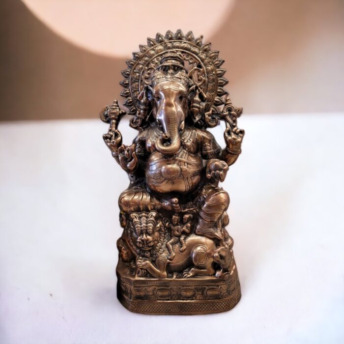 Large metal Ganesha 35 inches tall , for sale in Canada and the US.