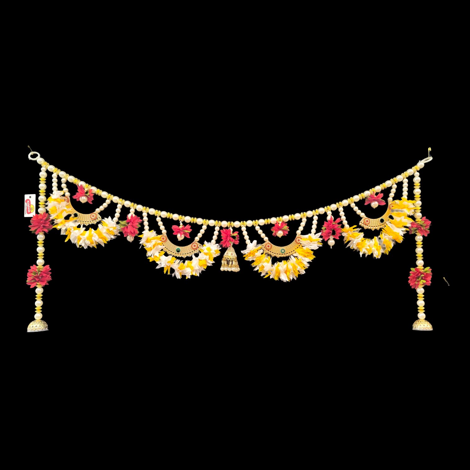 Image of a fancy handmade toran for Diwali in Canada and the US