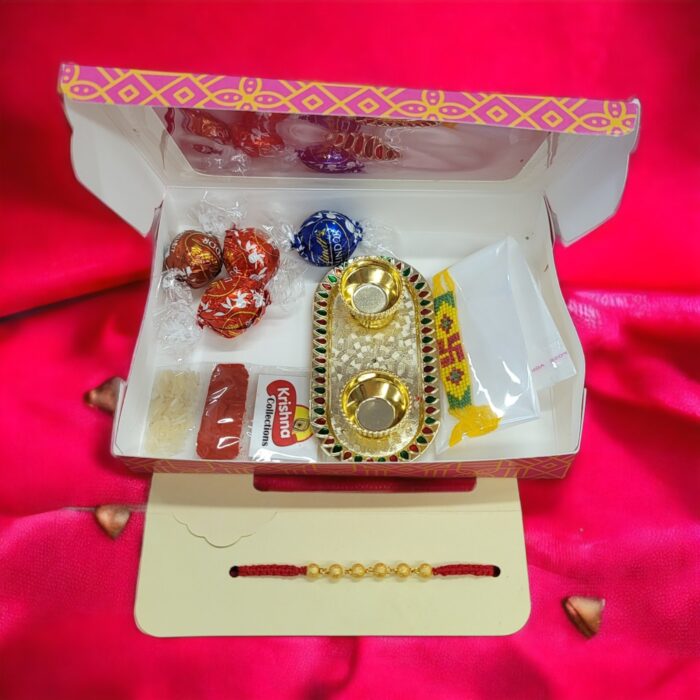 Rakhi hamper with chocolates