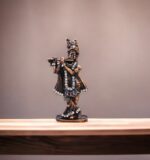 Krishna Car Dashboard Idol in bronze color, most exclusive car dashboard idols in Canada and the US