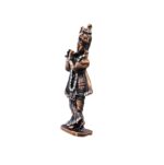 SIDE VIEW Krishna Car Dashboard Idol in bronze color, most exclusive car dashboard idols in Canada and the US