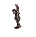 SIDE VIEW Krishna Car Dashboard Idol in bronze color, most exclusive car dashboard idols in Canada and the US