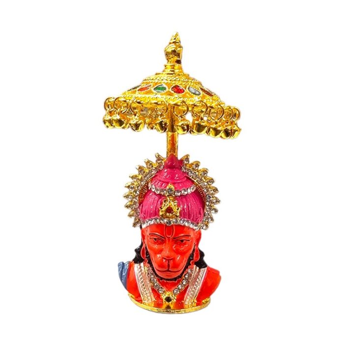 Hanuman car dashboard Idol with chattar