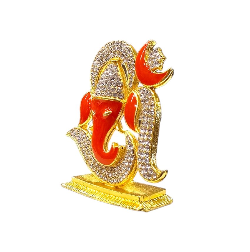 Om with Ganesha Car dashboard Idol