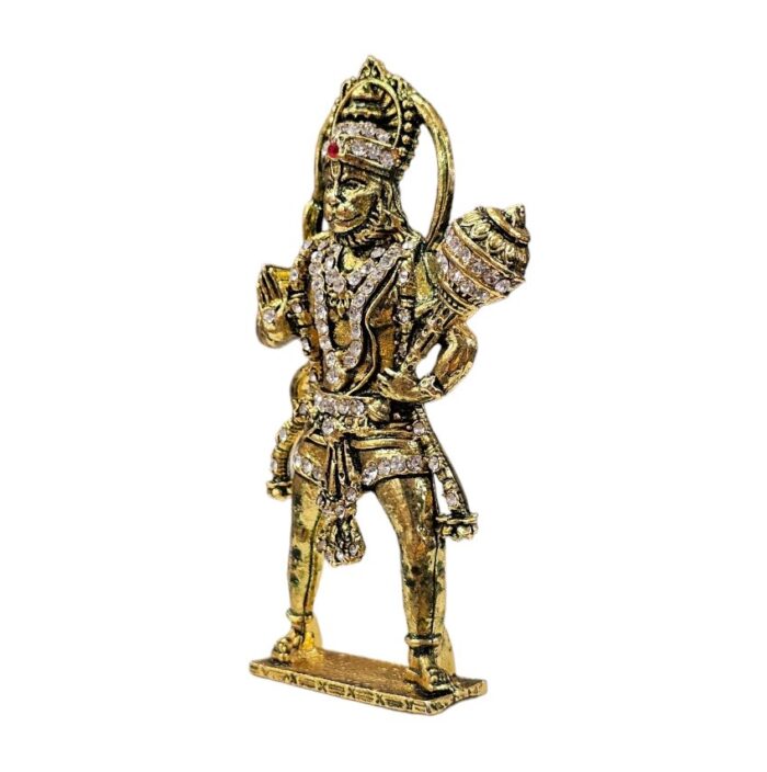 side view Hanuman for Car - Perfect sized Hanuman Murti for Car Dashboard