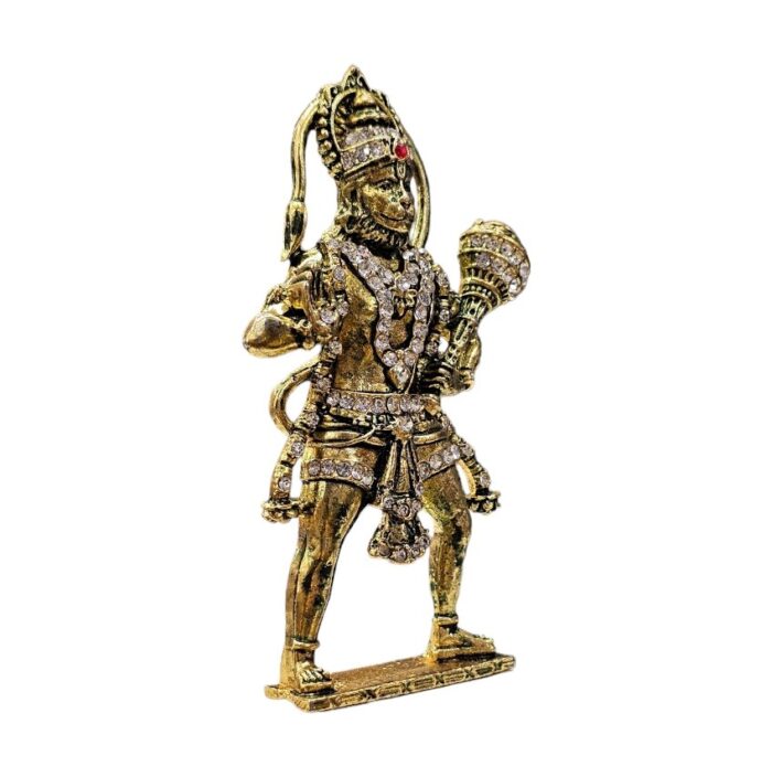 side view Hanuman for Car - Perfect sized Hanuman Murti for Car Dashboard