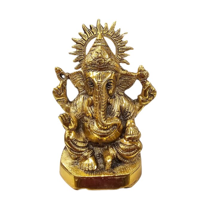 Metal Ganesha Statue - Suraj Ganesha