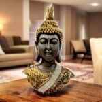 Buddha Bust Statue | Medium -14 inch | Quick Shipping in Canada and USA
