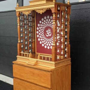 Large wooden mandir - We customize mandir large size wooden mandir in Canada and the US