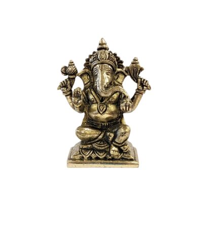 Brass statue of Lord Ganesha for sale in Canada and US